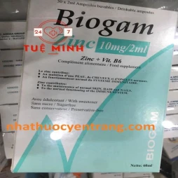 Biogam zinc 10mg/2ml