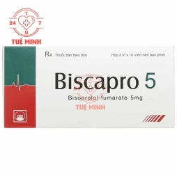 Biscapro 5mg - Thuốc trị cao huyết áp của Pymepharco