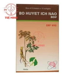 Bổ huyết ích não BDF Bidiphar - Điều trị các triệu chứng thiếu máu não