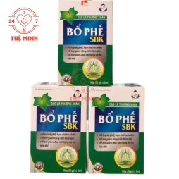 Bổ phế SBK - Sản phẩm hỗ trợ giảm ho, đau rát họng của Vinpharma