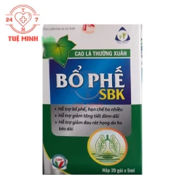 Bổ phế SBK - Sản phẩm hỗ trợ giảm ho, đau rát họng của Vinpharma