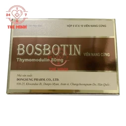 Bosbotin - Thuốc điều trị nhiễm khuẩn của Hàn Quốc