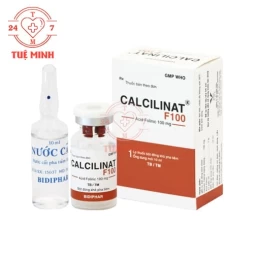Calcilinat F100 Bidiphar - Điều trị ngộ độc do các chất đối kháng acid folic