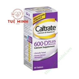 Caltrate 600+ d plus minerals 60 viên