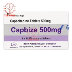 Capbize 500mg - Thuốc điều trị bệnh ung thư hiệu quả