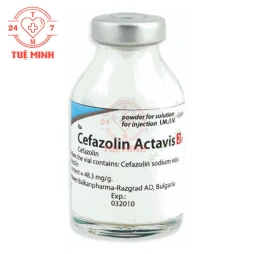 Cefazolin Actavis 2g Balkanpharma - Thuốc tiêm điều trị nhiễm khuẩn hiệu quả