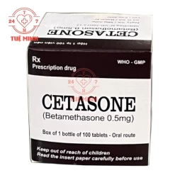 Cetasone - Thuốc chống viêm hiệu quả của Pharbaco
