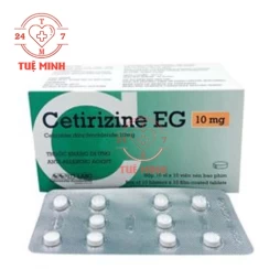 Cetirizine EG 10mg Tab - Thuốc điều trị viêm mũi dị ứng hiệu quả