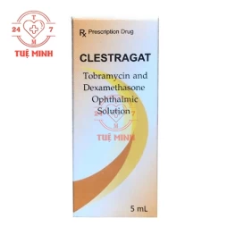 Clestragat 5ml - Thuốc nhỏ điều trị viêm mắt của Ấn Độ (10 hộp)