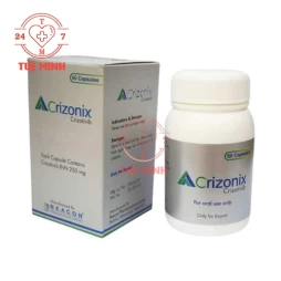 Crizonix 250mg - Thuốc điều trị ung thư phổi hiệu quả của Bangladesh