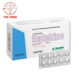 Dalekine 250 Danapha - Thuốc điều trị động kinh