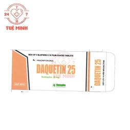 Daquetin 25 Danapha - Thuốc điều trị rối loạn lưỡng cực