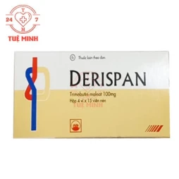 Derispan 100mg Pymepharco - Thuốc điều trị đau do rối loạn chức năng đường tiêu hóa 