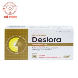 Deslora 5mg Pymepharco - Thuốc điều trị viêm mũi dị ứng