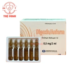 Digoxin/Anfarm 0.5mg/2ml -Thuốc điều trị suy tim hiệu quả