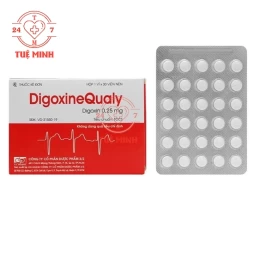 DigoxineQualy-0.25mg - Thuốc điều trị rối loạn nhịp tim hiệu quả