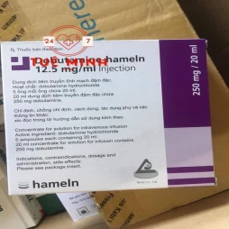 Dobutamine hameln 12.5mg/ml lọ 20ml