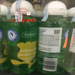 Dung dịch vệ sinh intima ziaja xanh