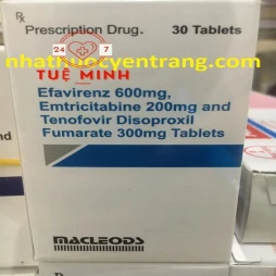 Efavirenz 600mg, emtricitabine 200mg and tenofovir 300mg