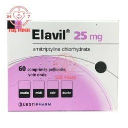 Elavil 25mg - Thuốc điều trị bệnh trầm cảm hiệu quả của Pháp