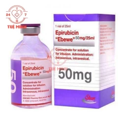 Epirubicin "Ebewe" 50mg/25ml - Thuốc điều trị bệnh ung thư hiệu quả