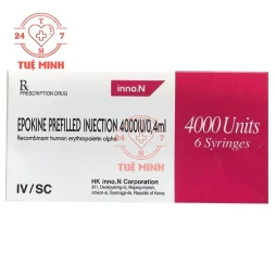 Epokine Prefilled injection 4000 IU/0,4 ml CJ Healthcare - Thuốc điều trị thiếu máu