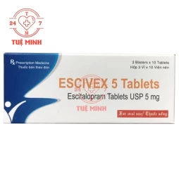 Escivex 5mg - Thuốc điều trị bệnh trầm cảm hiệu quả của Ấn Độ