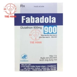 Fabadola 900 Pharbaco - Thuốc hỗ trợ giảm độc tính trên hệ thần kinh