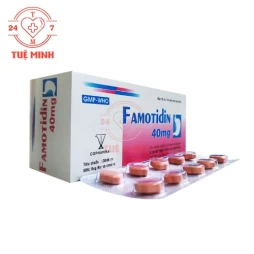 Famotidin 40mg Armephaco - Thuốc điều trị loét dạ dày, tá tràng