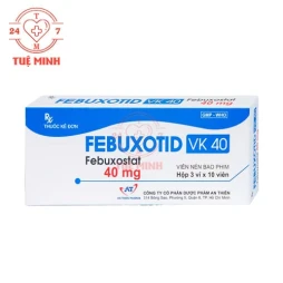Febuxotid VK40 An Thiên Pharma - Thuốc điều trị tăng acid uric máu