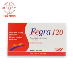 Fegra 120mg Pymepharco - Thuốc điều trị viêm mũi dị ứng