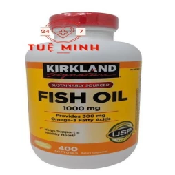 Fish oil kirkland 1000mg 400 viên