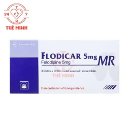 Flodicar 5mg MR Pymepharco - Thuốc điều trị tăng huyết áp