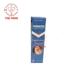 Fosmitic 300mg/10ml - Thuốc nhỏ điều trị viêm tai giữa, viêm màng nhĩ