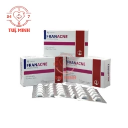 Franacne 20mg - Thuốc  điều trị viêm trứng cá nặng của dược phẩm TW2