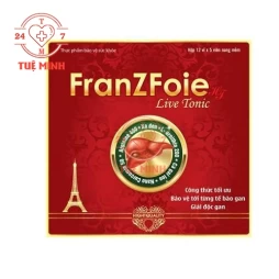FRANZFOIE HT - Viên uống bổ gan,hỗ trợ giải độc gan của Dược Phẩm Santex