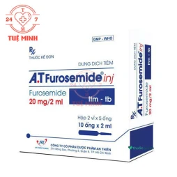 A.T Furosemid inj 20mg/2ml - Thuốc tiêm điều trị phù nề hiệu quả