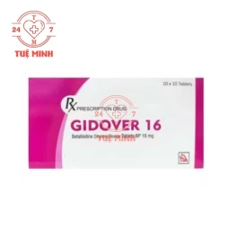 Gidover 16 - Betahistine 16mg Globela