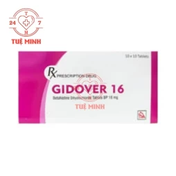 Gidover 16 - Betahistine 16mg Globela