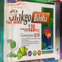 Ginkgo biloba 1200mg with coenzyme q10