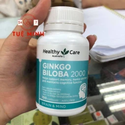 Ginkgo biloba 2000mg 100 viên healthy care