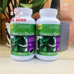 Ginkgo biloba with vinpocetine trunature 340 viên