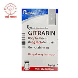 Gitrabin 1g - Thuốc điều trị ung thư hiệu quả của Italia