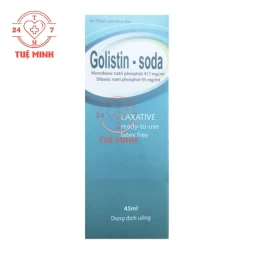 Golistin Soda 45ml CPC1HN - Hỗ trợ làm giảm triệu chứng táo bón