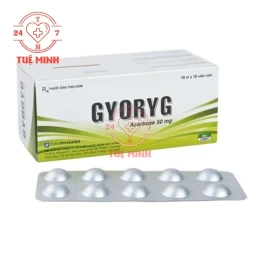 Gyoryg 50mg Davipharm - Thuốc điều trị đái tháo đường type 2