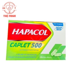 Hapacol Caplet 500 DHG Pharma - Thuốc giảm đau, hạ sốt
