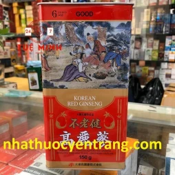 Hồng sâm củ khô daedong korea red ginseng - 150g
