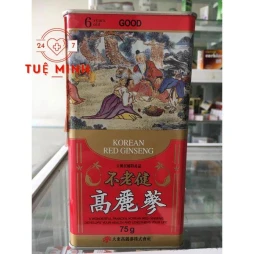 Hồng sâm củ khô daedong korea red ginseng - 75g