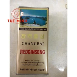 Hồng sâm củ khô hộp sắt hàn quốc - changbai ginseng