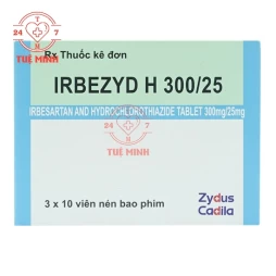 Irbezyd H 300/25 Zydus Cadila - Thuốc điều trị tăng huyết áp